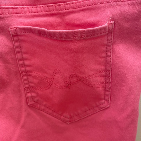 NY&Co Pink Crop Legging, Sz 12 - Picture 13 of 16